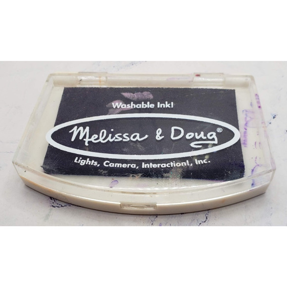 Lot of 30+ Random Letters and Numbers Wood Mounted Felt Stamps With Ink - Picture 7 of 9